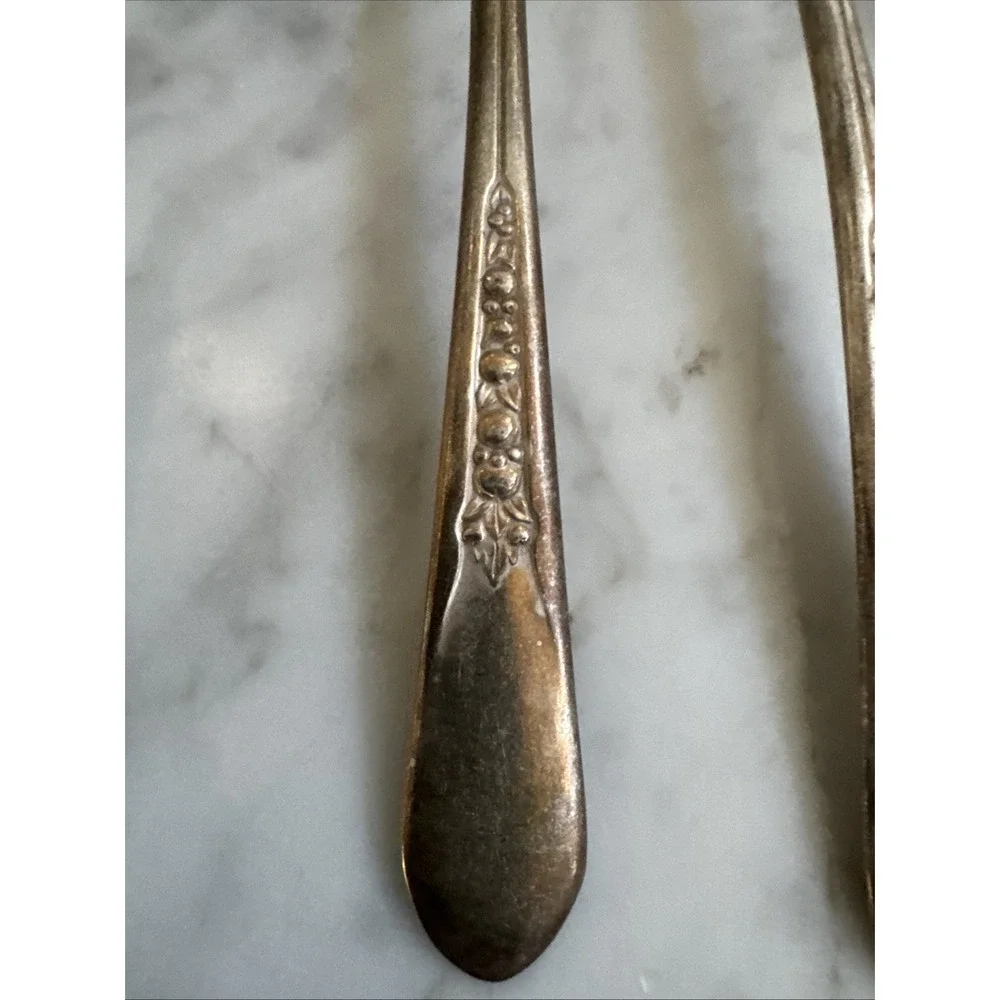 International Silver Plate PRISCILLA LADYANN Set Of 4 Ice Tea Spoons
